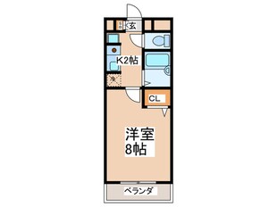 メイト天拝の物件間取画像